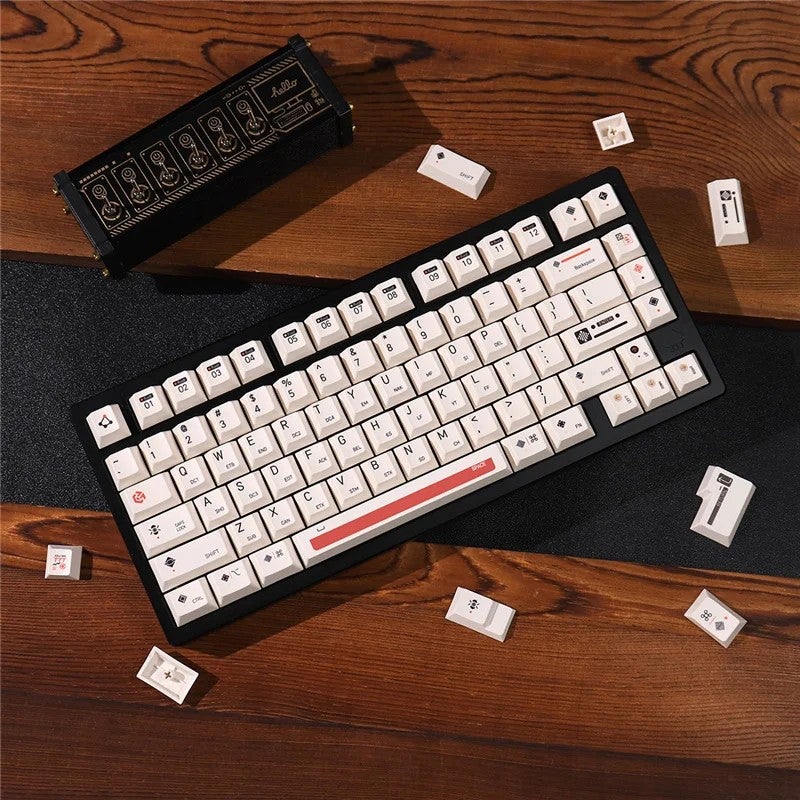 Y&D Coding Peasant Keycaps - 148 Keys PBT Dye-Sub Cherry Profile Set for Gaming Keyboards - 61/98/96/104/108 Mechanical Keyboard Compatible - Image 2